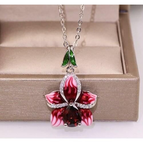 2020 new market colorful sunflower necklace, womens elegant rhinestone drop oil flower necklace, wedding banquet jewelry