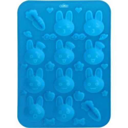 3D Easter Rabbit Bunny Chocolate Cake Mold Silicone Fondant Pastry Cookies Soap Baking Decorating Tools