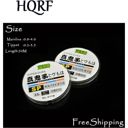 50M Super Strong Fishing Mainline Japaness Import Fishing Line Tippet Free Shipping