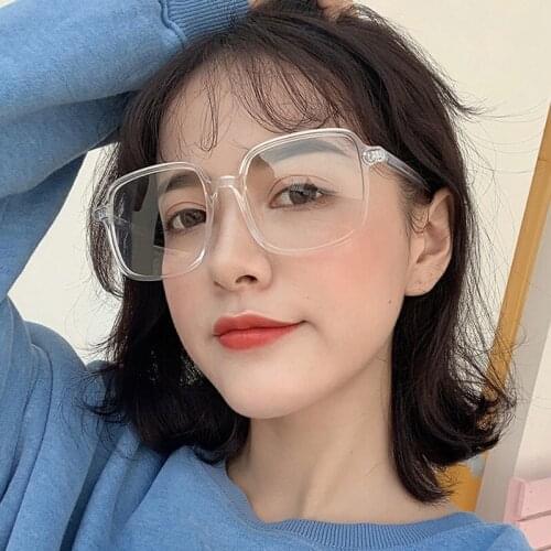 Anti-blue Light Glasses Square Glasses Frame Myopia Glasses Designer Optical Frames Clear Lens Glasses Fashion Accessories