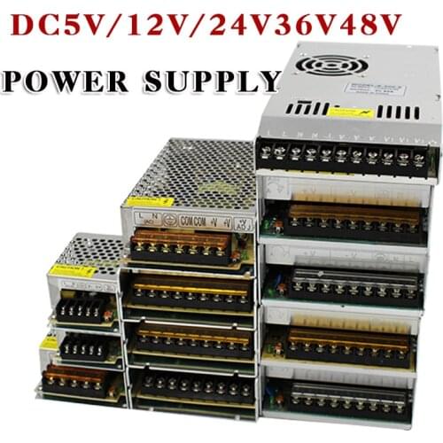 Hot Sale AC85-265V 110V 220V to DC5V 12V 24V 36V 48V 1A 2A 3A 5A 10A 15A 20A 30A 40A 80A CCTV / LED Strip Power Supply Adapter