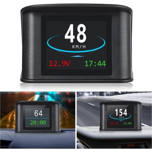 Hud GPS Computer Car Speed Projector Digital Speedometer Display Fuel Consumption Temperature Gauge Diagnostic Tool