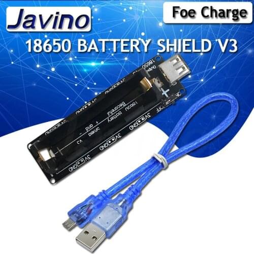 ESP32 ESP32S For Wemos For Raspberry Pi 18650 Battery Charge Shield Board V3 Micro USB Port Type-A USB 0.5A For Arduino Charge