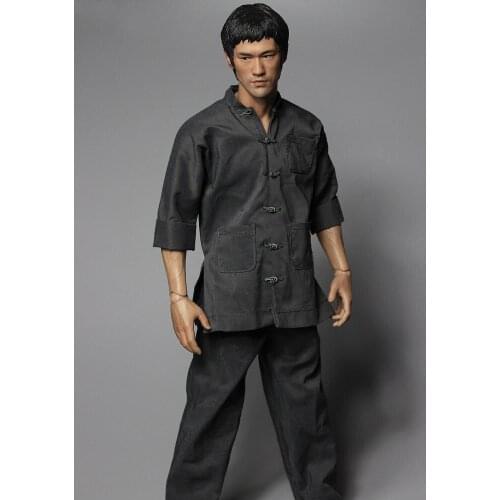 Fire A020 1/4chinese Kung Fu Superstar Bruce Lee Souvenirs Including 2 Raptors Cross The River Head Carving A Full Set Costumes