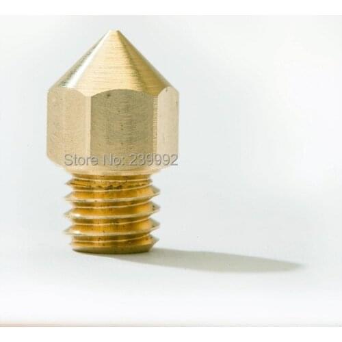 Free shipping 5pcs/lot 3D Printer Nozzle Mixed Size 0.2mm/0.3mm/0.4mm Extruder Print Head For 1.75MM Makerbot Reprap MK8