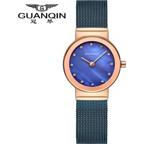 GUANQIN Ladies Watch Stainless Steel