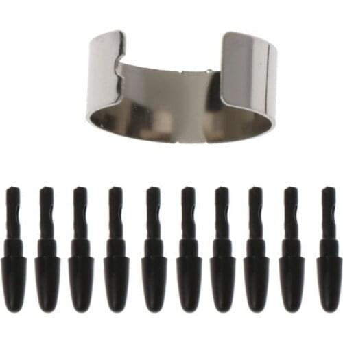 10Pcs Battery-free Passive Stylus Replacement Pen Nibs Pen Tips for XP-Pen HUION H640P VEIKK A30 A50 A6HE