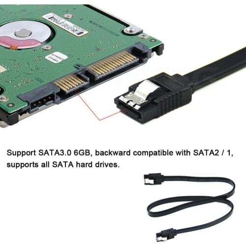 New Durable High Speed SATA 3.0 6Gb/s 26AWG HDD Hard For Computer 40cm Data SATA Cable Cable Cable Signal Data Drive Straig B6H8