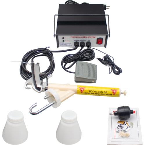 Portable Powder Coating System Paint Gun Coat Electrostatic Spraying Machine 5 stage Adjustable