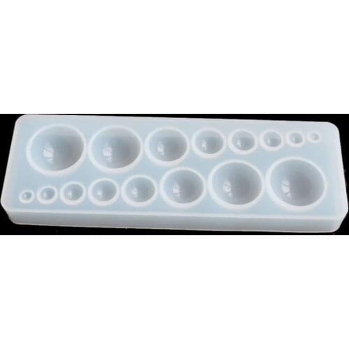 Silicone Mold DIY Crystal Epoxy Resin Molds Time Stone Jewelry Making Crafts Round Handmade Cake Fondant Chocolate Tools