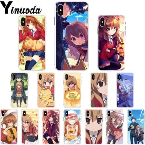 Yinuoda Japanese Anime Toradora Ryuji Taiga TPU Soft High Quality Phone Case for iPhone 8 7 6 6S Plus X XS MAX 5 5S SE XR Cover