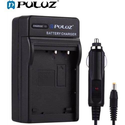 PULUZ 2 in 1 Digital Camera Battery Car Charger for Canon LP-E10 Battery for Canon 1300D, 1200D,EOS 1100D digital cameras