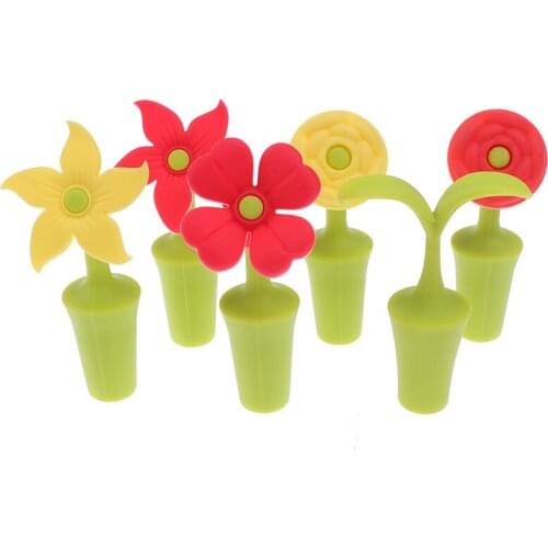 1pc Bottle Stopper Bottle Caps Wine Stopper Family Bar Preservation Tools Silicone Barware Kitchen Accessories