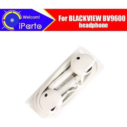 100% Original New For Blackview BV9600 Phone Headphone cable Wired Headphones with LOGO