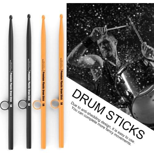 2pcs! Durable Plastic Drumsticks Professional Nylon Drumsticks Sticks Accessories Percussion Instruments Parts & Accessories