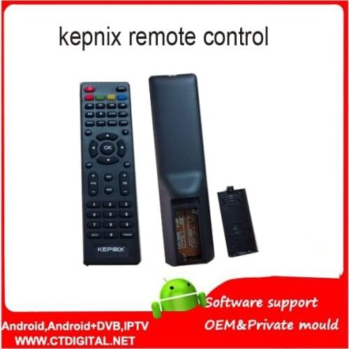 Auto update powervu Kepnix satellite receiver 2*usb port supports wifi AV AC3 biss kepnix Genuine Remote Control