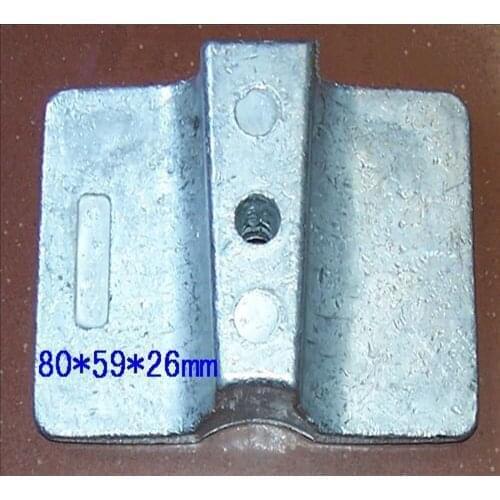 Free shipping parts Corrosion anode block for Yamaha Hidea Pioneer Parsun outboard motor 2 stroke 4 stroke 9.9 HP- 15 HP