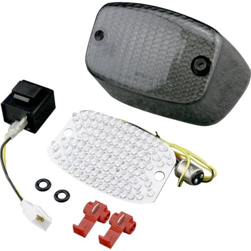 Smoke LED Motorcycle Taillight integrated Turn Signal Light For YAMAHA VMAX Virago 700 750 1000 1100