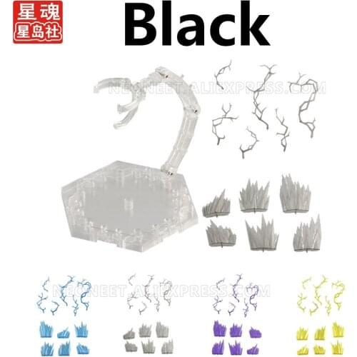 Black Tamashii Burst Lightning Effect Explode Explosion Figuarts Fix Saint Seiya Dragonball Action Figures Model Accessories