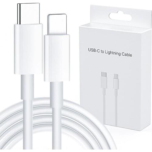 20W PD Fast Charging USB Type c Type-C to Lightning Cable for iPhone 12 11 Pro Max X XS XR 8plus 1/2M Charge Data line