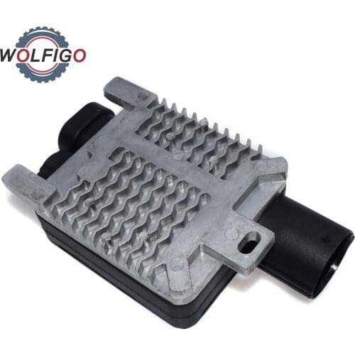 WOLFIGO Engine Cooling Fan Control Relay Module 6W1Z8B658AC For Ford Crown Victoria Lincoln Town Mercury Grand Marquis 2006-2011