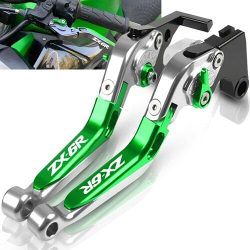For Kawasaki ZX6R 2007 2008 2009 2010 2011 2012 2013 2014 2015 2016 ZX-6R Motorcycle Adjustable Handle Brake Clutch Levers set