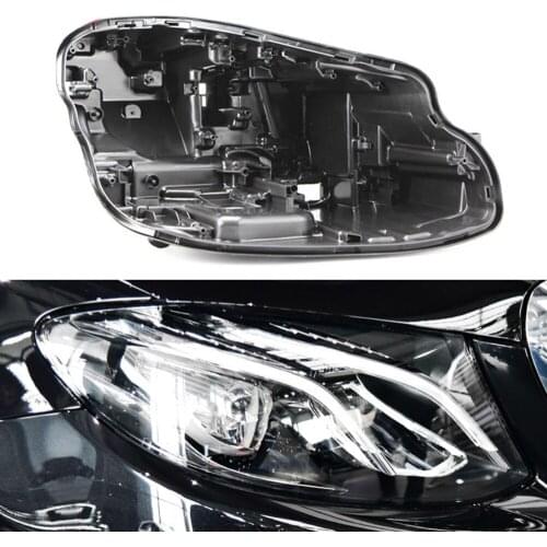 Headlight Base For Mercedes-Benz W213 E-class 2016~2020 Headlamp House Car Rear Base Auto Headlight Back Support