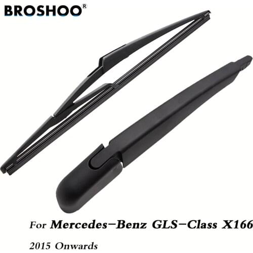 BROSHOO Car Rear Wiper Blades Back Windscreen Wiper Arm For Mercedes-Benz GLS-Class X166 Hatchback (2015-) 305mm Auto Styling