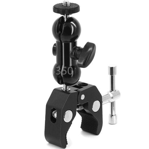 DSLR Camera Magic Arm Ball Head Mount Super Clamp for Camera LCD Monitor LED Light Tripod for Canon 5DIII for nikon D3200
