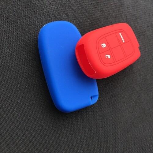 ZAD silicone remote case For Jeep All inclusive 3 buttons renault key cover alarm case for keychain car key cover