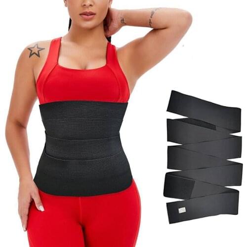 3m/4m/6m Waist Trainer Tummy Control Wrap Long Adjustable Slimming Belt Body Shaper Bands Waist Cincher Modeling Strap Fajas