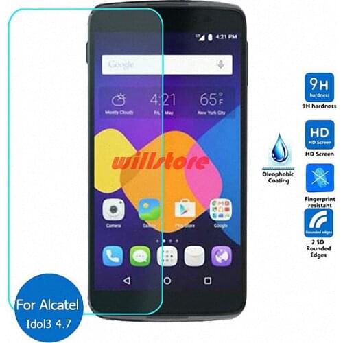 For Alcatel Idol 3 4.7-inch Tempered Glass Screen Protector Guard Film for Alcatel One Touch Idol 3 4.7 6039 6039A 6039K 6039Y