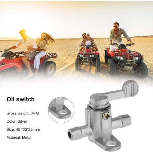 Motorbike Replacement Oil Valve Pump Switches For ATV Dirt Bike Motorcycle Inline Gas Fuel Tank Tap On/Off Petcock Switch