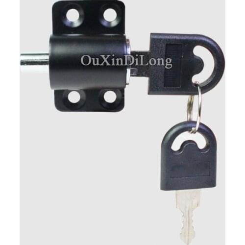 Brand New 1Pieces Black Color Sliding Window Lock with Key Child Safety Protection Limit Lock Sliding Door Lock KF1093