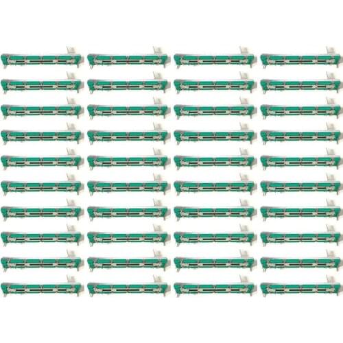 40 Pcs 75 MM Double B10K Original B10KX2 Behringer Pot Mixer Fader