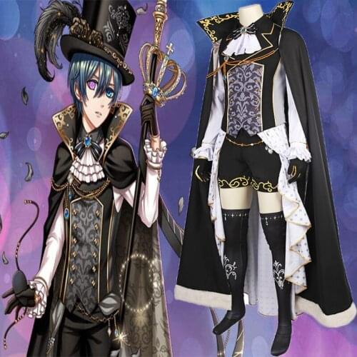 Anime Black Butler Cosplay Costume Ciel Phantomhive Cosplay Dream 100 Sun Awaken Kuroshitsuji Halloween Clothing Customized