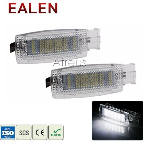 EALEN Car LED Vanity Mirror Lights For VW Golf GTi EOS Jetta Passat CC Polo Scirocco Tiguan Touareg accessories White Dome Lamp