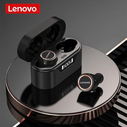 Lenovo LP12 Wireless Earphone TWS BT 5.0 Waterproof Sport Headset Intelligent digital display With Mic Music Headphone