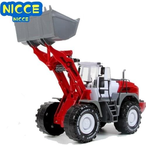 Nicce Boy love big bulldozer inertial Engineering car model vehicles Building shovelcar kids toys Beach toys truck excavator toy