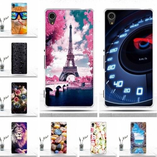 Phone Case For Sony Xperia M4 Aqua E2303 E2333 Case Soft TPU Silicone Phone Cover for Sony Xperia M4 Aqua E2303 E2353 Cover Bags