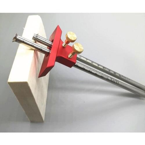 Woodworking tools,European double-headed scribe blade, double-headed dash wooden scribe-line woodworking crossed-out tool