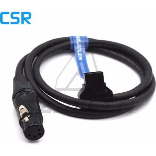 D-Tap to XLR 4pin Cable for Sony F55 /SXS camera power cable