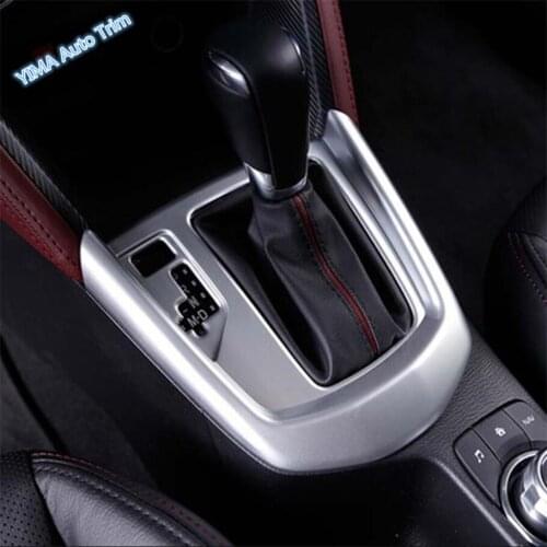 Lapetus Car Styling Inner Console Gear Shift Gearshift Panel Cover Trim ABS Fit For Mazda 2 Demio 2015 2016 2017 2018 2019