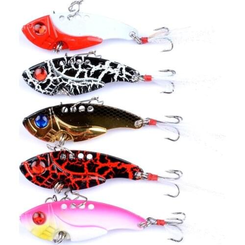 Metal Fishing Lure All Range VIB Bait 5.5cm 11g 3pcs Fishing Tackle Hard Bait Spinner Bait Isca Artificial Peche Free shipping