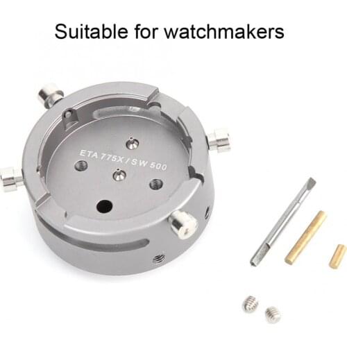 Metal Watch Movement Holder Watchmaker Tool movement Dial Fixer for 7750-53 Watch Movement Watch Repairing Accessory
