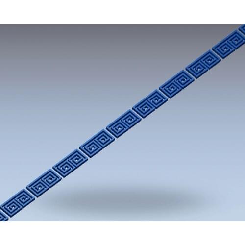 3D stl model for CNC machine Meandr_3