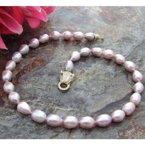 Gift Freshwater Jewelry Genuine Natural elegant 11-13mm baroque south sea lavender pearl necklace bts diy choker