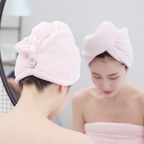 Microfiber Hair Towel Wrap Soft Hair Turban For Drying Wet Hair Easy Twist Hair Towels Cleanse Bundle Dry Hair Cap