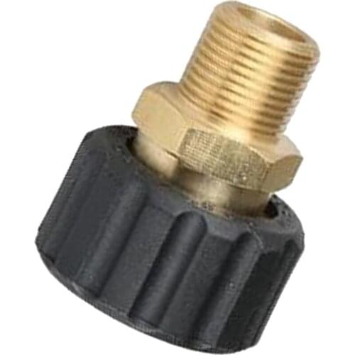 M22 Female x G3/8'' Male Quick Twist Connector For Pressure Washer Coupler