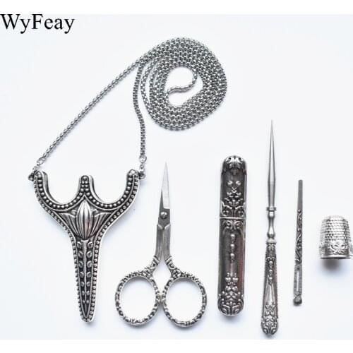 Retro Vintage Scissors Arts Scissors Handcraft embroidery thread Sewing Scissors Fabric Scissors Cross Stitch tailor scissors